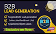 provide b2b lead generation for any of your business,