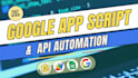 create google apps scripts for automating, sheets, docs, gmail, drive
