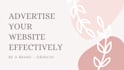 market your site on google and everywhere else
