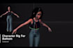 model a low poly or high quality 3d character with rig, 3d rigging