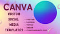 design premium canva templates for your social media posts