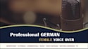 record german female voice over