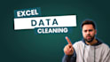 do excel data cleaning, merging, splitting and formatting