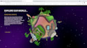 create an interactive threejs 3d scene for your website