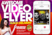 design an awesome video flyer