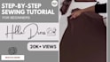 do a step by step sewing video for your pattern
