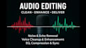 clean, enhance, and professionally polish your audio