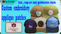 digitize embroidery custom applique patches with flat logo