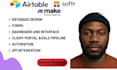 build your airtable database, softr and automations with make com as an expert