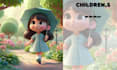 create pixar style childrens book illustration using ai