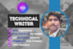 be your technical writer, blog posts and seo content writer