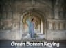 do professional green screen keying and editing