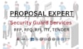 craft your security guard services proposal in response to rfp, rfq, itb, tender