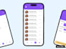 design figma UI UX for edtech, saas mobile interfaces store screens