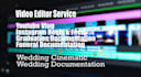 provide video editing services for every moment in your life