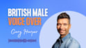 record your british male voice over in 24 hours