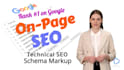 do onpage optimization, technical SEO, and schema markup