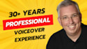 record a professional american male voiceover