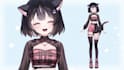 create live 2d vtuber model, 2d vtuber model, vtuber commission, 2d anime