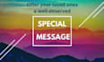 compose a heartfelt message for your important event