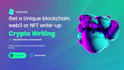 do technical content writing related blockchain and web3