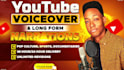voice a black male teen voiceover for youtube and narrations