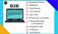 provide b2b lead generation for any industry
