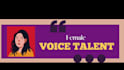 record a female voice over