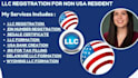 do wyoming llc  delaware USA llc ein number registration for non USA resident
