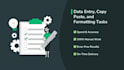 do fast and accurate copy paste data entry for you