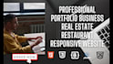 design professional portfolio business real estate restaurant responsive website