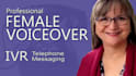 record a female voice phone message