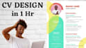 desgin professional ats resume, CV, cover letter, linkedin