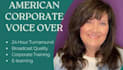 provide a professional corporate narration voice over