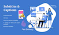 add professional synced subtitles languages and captions