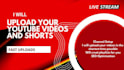 upload your youtube content as your dedicated virtual assistant