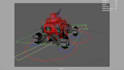 fast rig your 3d car rig, 3d character, rig3d in 3d max, car, 3d rigging