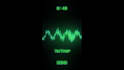 create a retro neon music or audio visualizer horizontal or vertical
