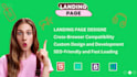 design a stunning responsive landing page in react js