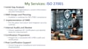 provide expert services for iso 27001 implementation and certification support