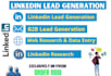do linkedin research b2b lead generation and data entry