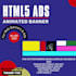 design attractive static or animated HTML5 ad banners