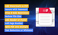 protect PDF with password and watermark