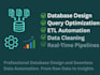 build python etl pipelines and sql databases for automation