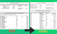 convert PDF, image, and scanned documents to excel or word