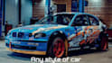 create a livery for your car, and prepare vector files for print