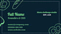 do modern simple business card design for you