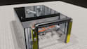 3d industrial robotic animation robot industrial animation 3d machine animation