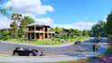 create architectural 3d house and structures