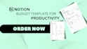 custom notion budget template budget tracker finance template business template